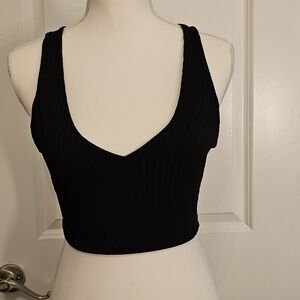 ⭐ 3 for $18 ⭐ Blue Blush Black Criss Cross Back Tank size Small